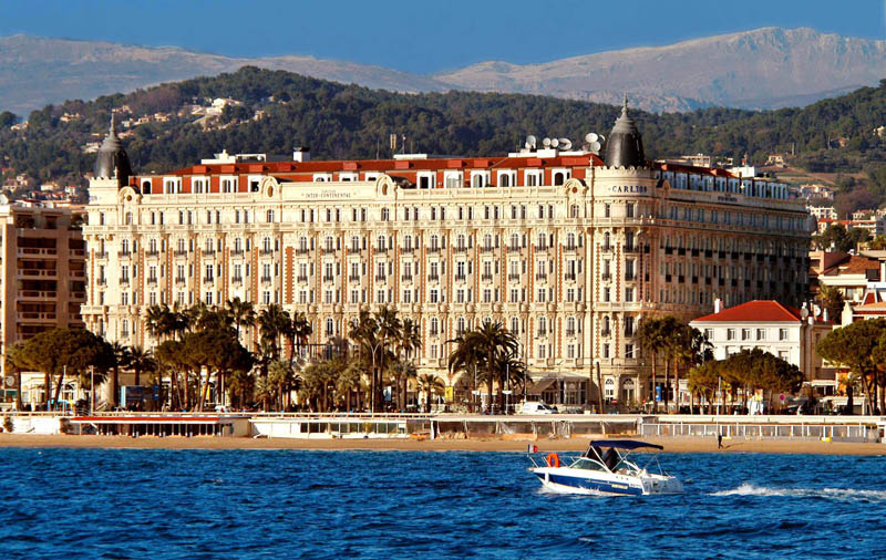 Cannes Nizza gewesen sein -- das Intercontinental Hotel Carlton wurde im Film berühmt. (c) IHG